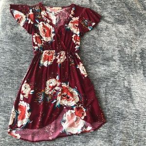 Band Of Gypsies Maroon Dress